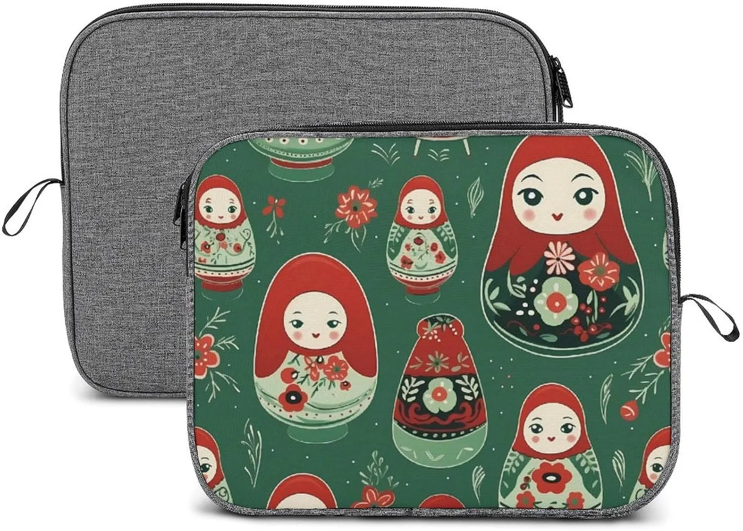 Russian Matryoshka Nesting Dolls. Laptop Sleeve Case Shockproof Protective Carrying Bag Travel Briefcase
