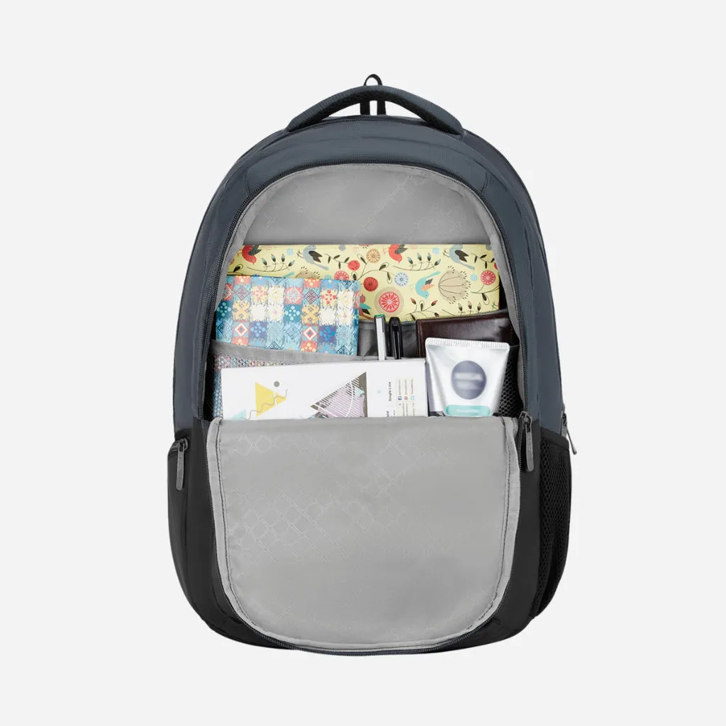 Safari Blink 2 36L Grey Laptop Backpack with Raincover and smart sleeve