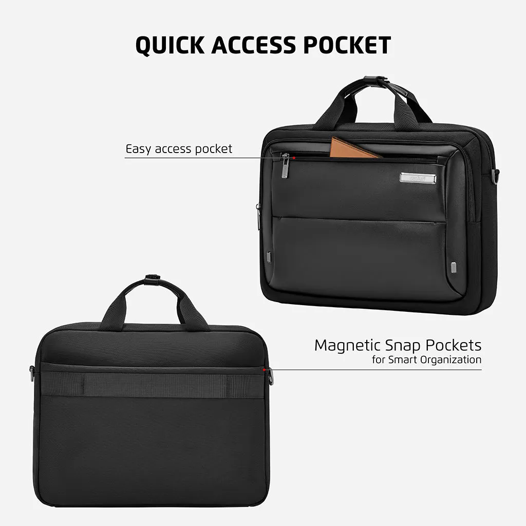 Safari Ember Messenger Bag with Dual compartments - Black