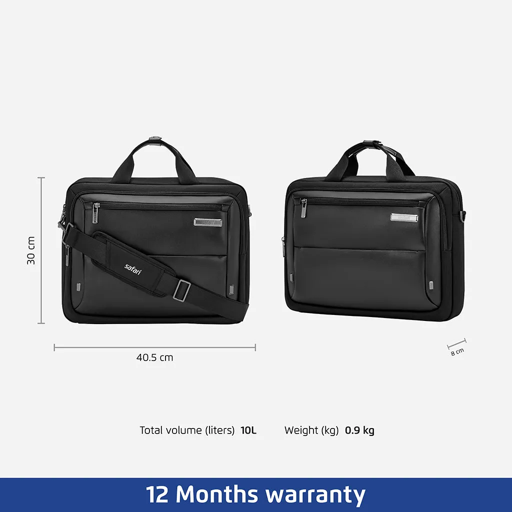 Safari Ember Messenger Bag with Dual compartments - Black
