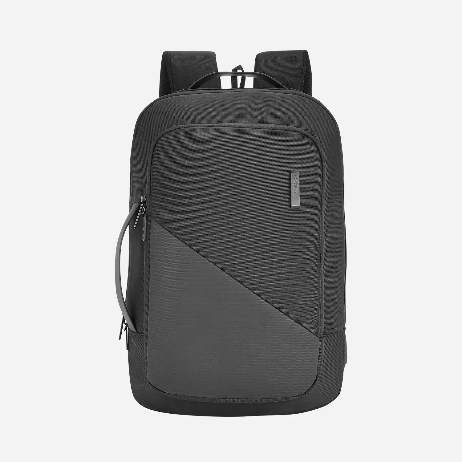 Safari Sage 19L Black Formal Backpack with USB Port, Premium Fabric, Multiple Handles and Sunglass Loop