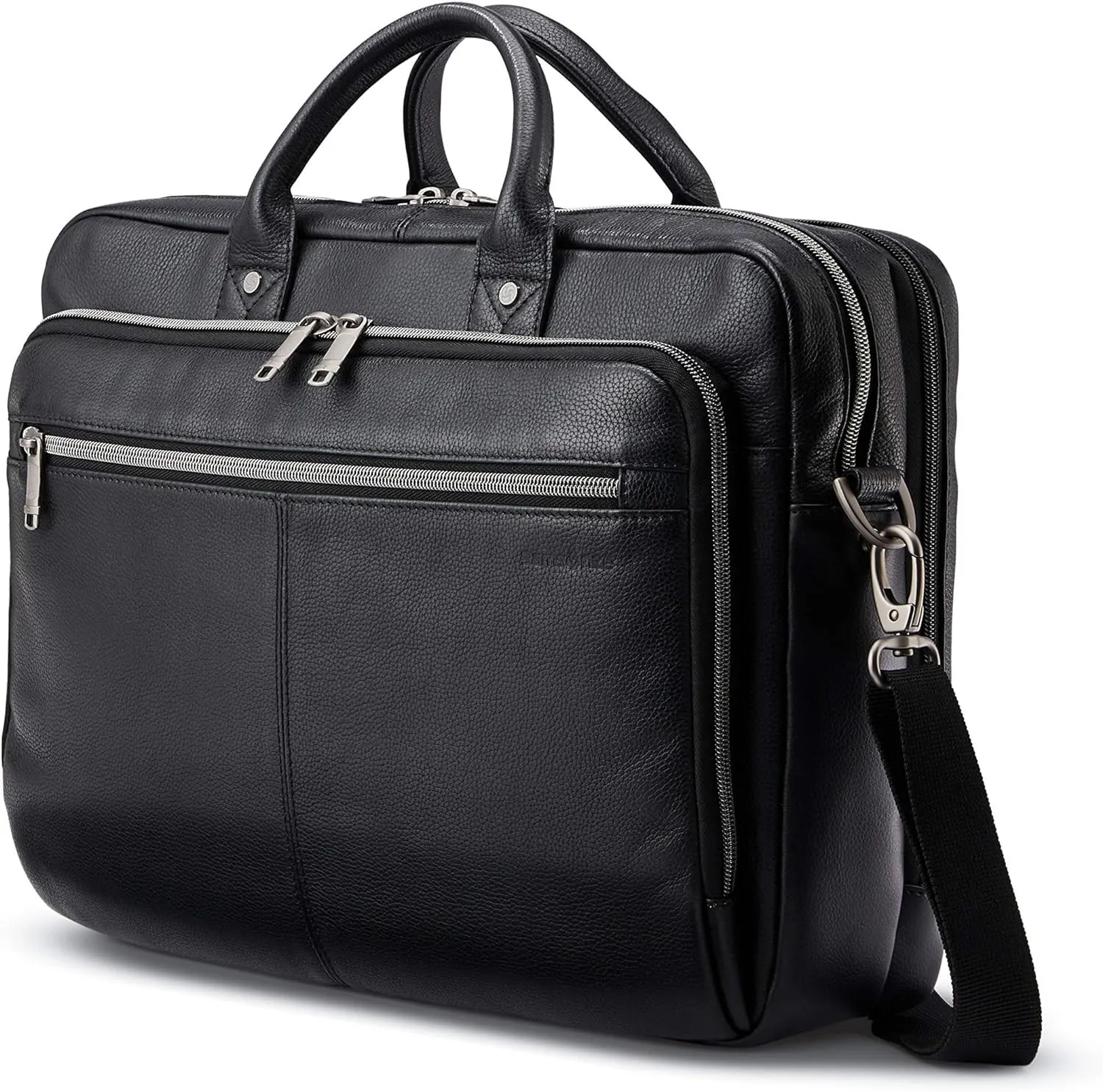 Samsonite Classic Leather Toploader Briefcase