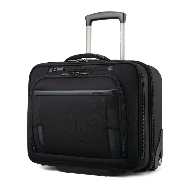 SAMSONITE PRO RFID Mobile Office 2-Wheeled Zippered Briefcase/Suitcase
