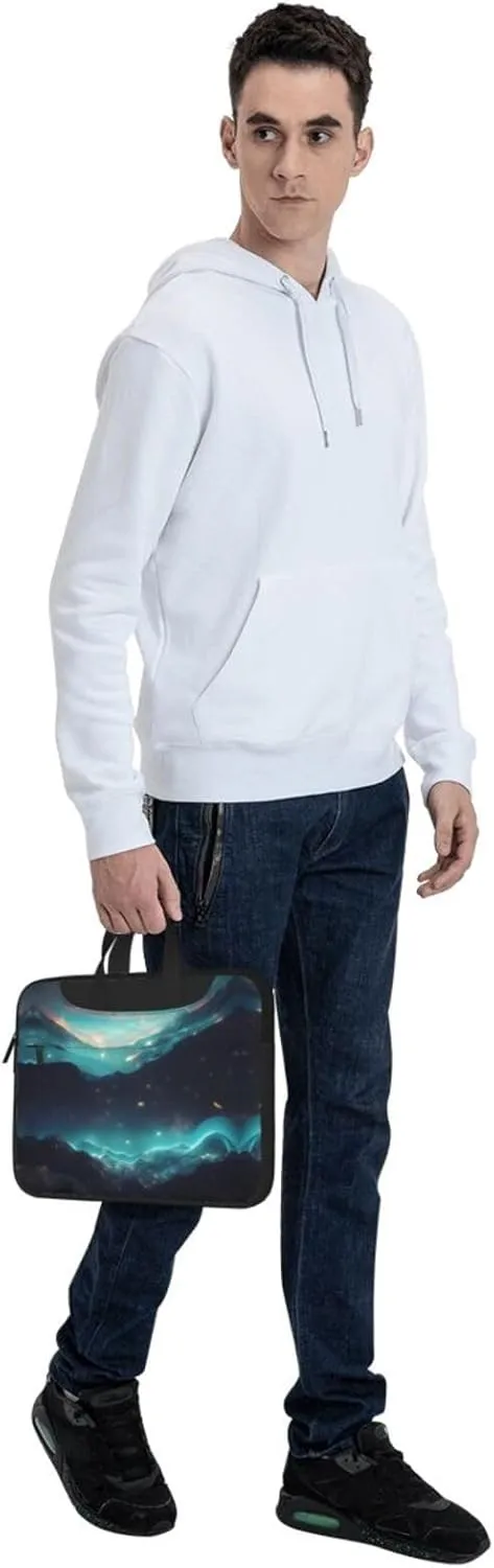 Science Fiction Stars Prints Laptop Bag - with Soft Interior, Multiple Pockets - Ideal for Men, Travel and Business