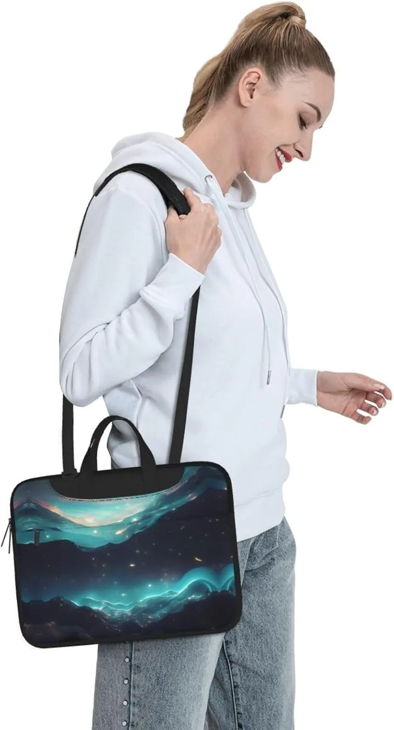 Science Fiction Stars Prints Laptop Bag - with Soft Interior, Multiple Pockets - Ideal for Men, Travel and Business