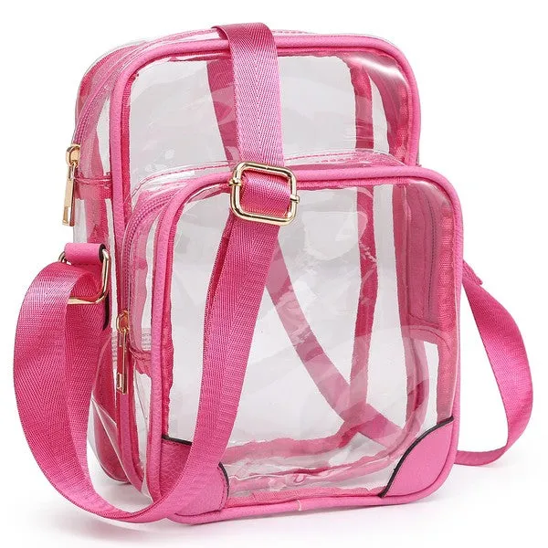 See Thru Multi  Crossbody Bag