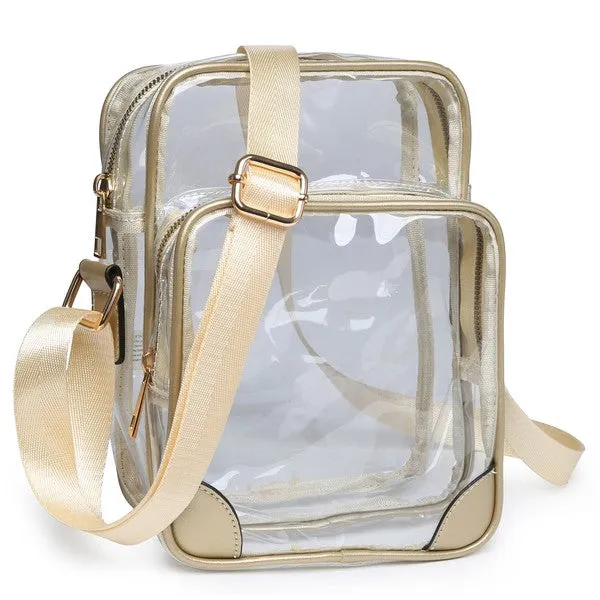 See Thru Multi  Crossbody Bag