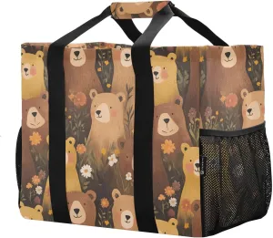 senya Women's Handbag Large Beach Tote Bag Zippered Handbag Quilted Shoulder Bag for Travel Work Gym
