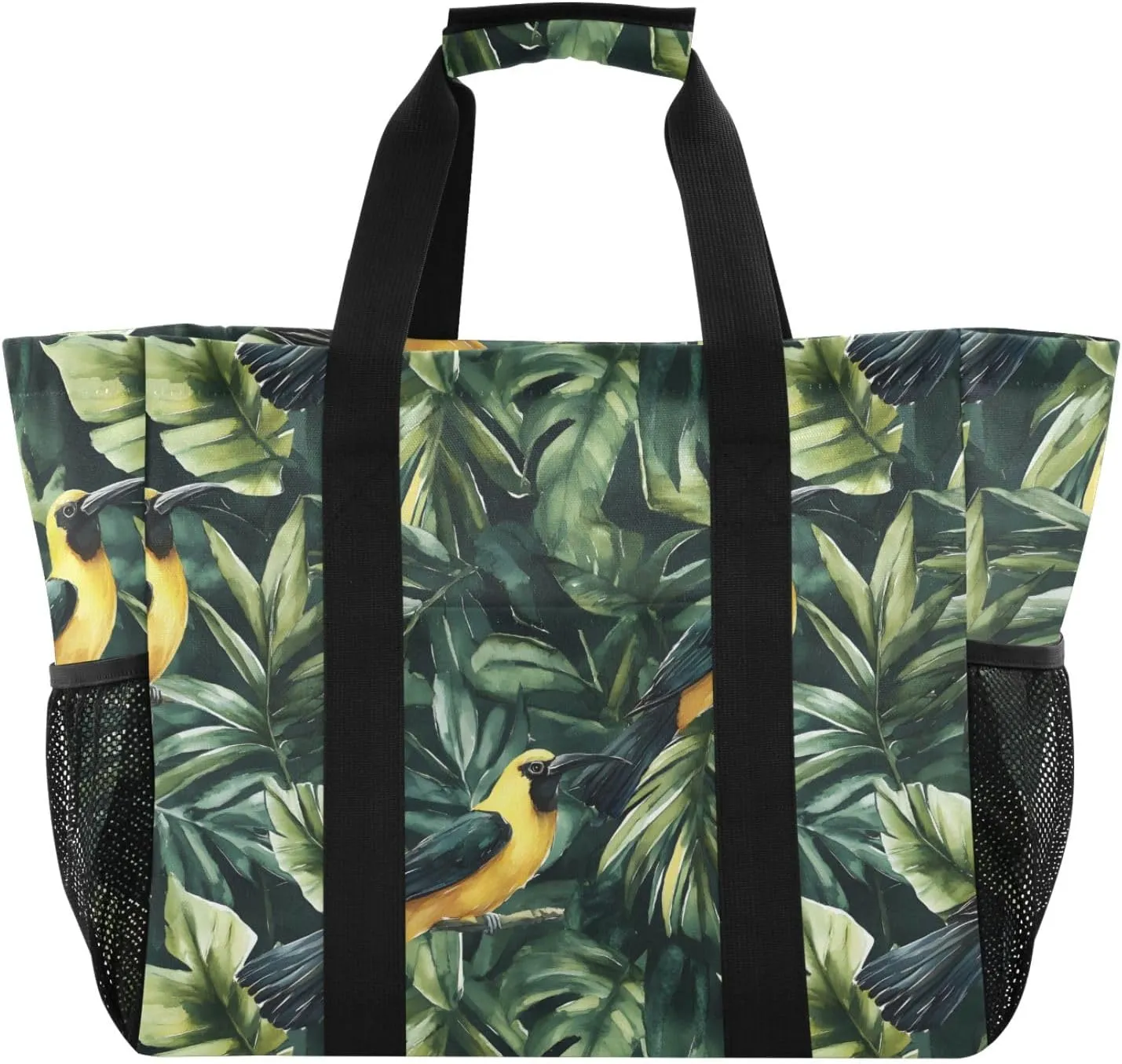 senya Women's Handbag Large Beach Tote Bag Zippered Handbag Quilted Shoulder Bag for Travel Work Gym