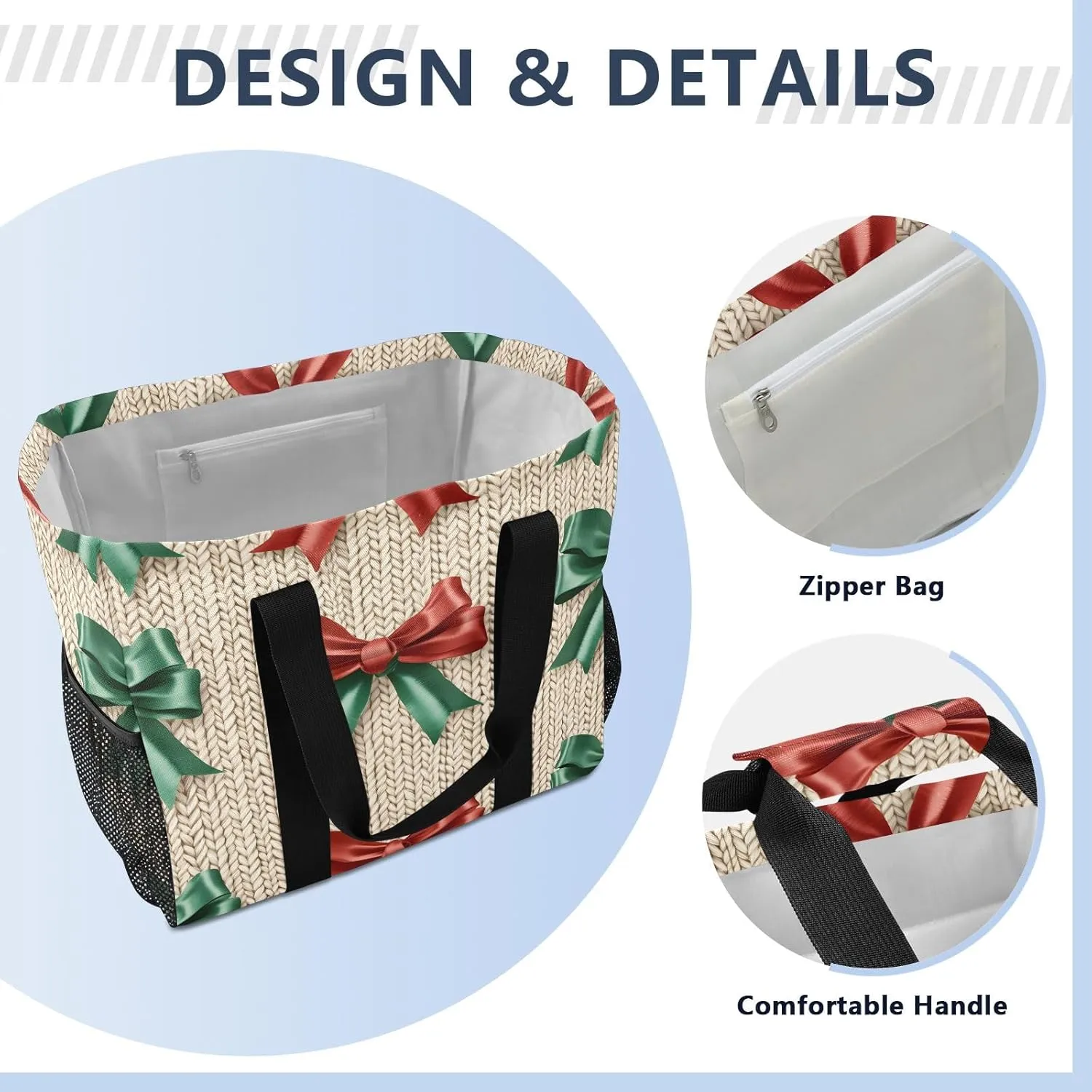 senya Women's Handbag Large Beach Tote Bag Zippered Handbag Quilted Shoulder Bag for Travel Work Gym
