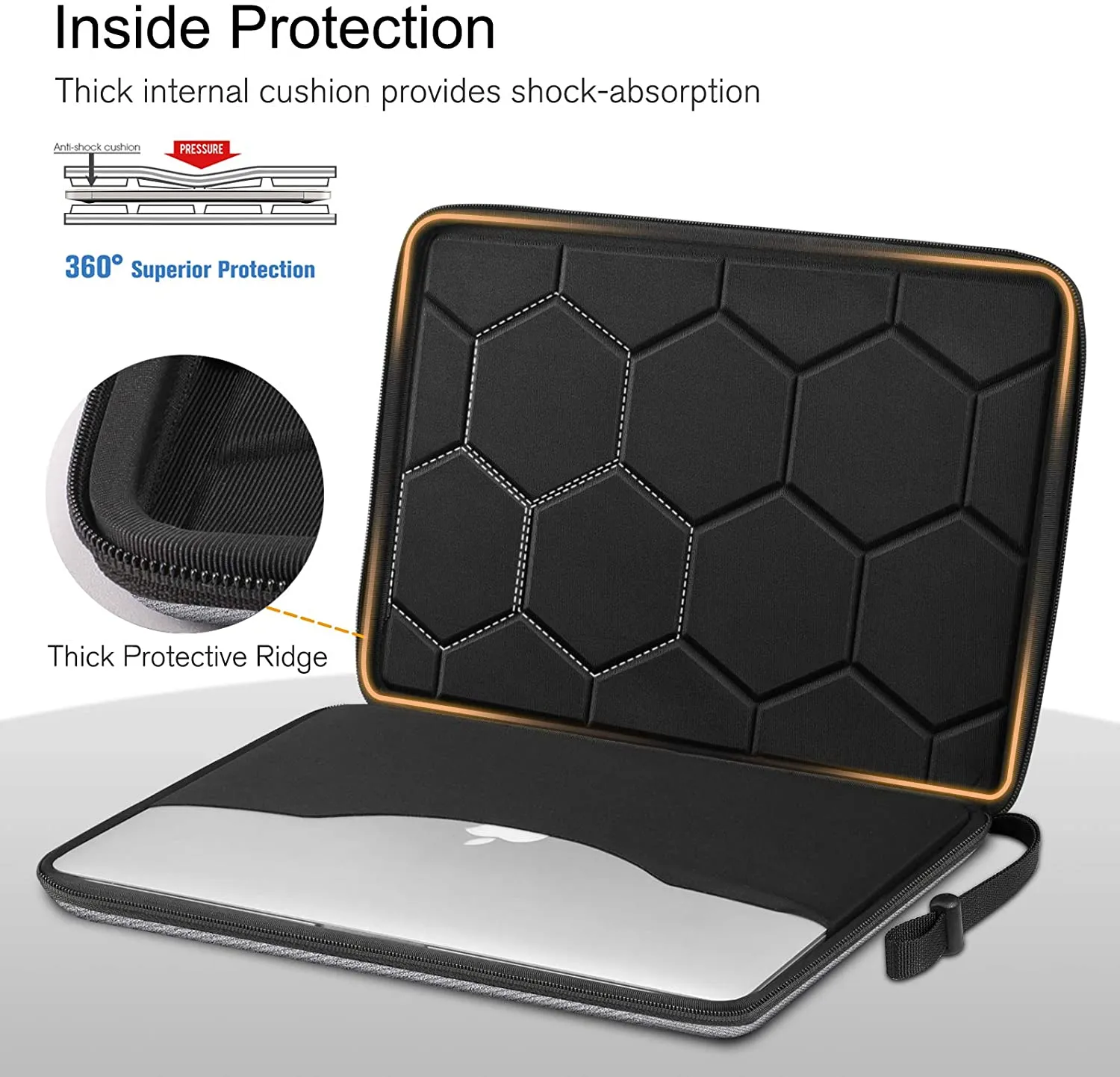 Shockproof Hard Shell Laptop Notebook Sleeve Case I Finpac