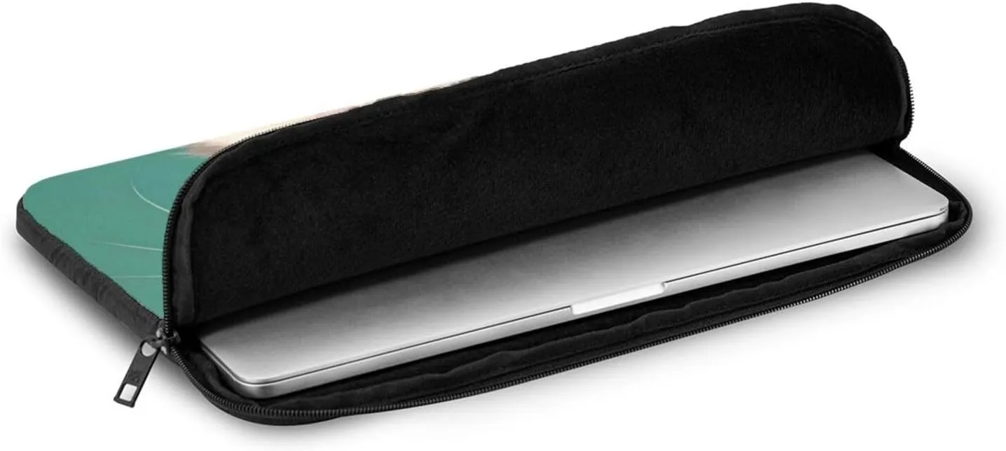 Shockproof Portable Laptop Sleeve Bag 12 inch - for Trip, Travel, Office, Daily Use - for Men and Women A curious cat Prints