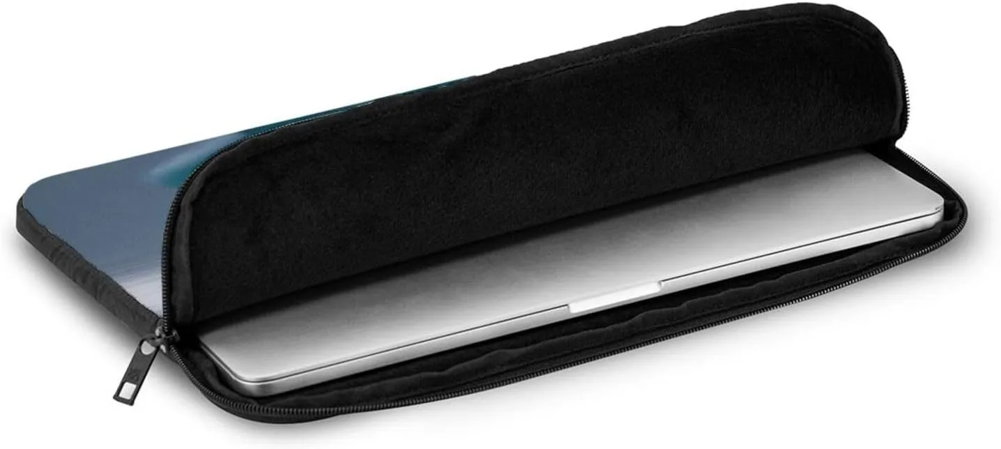 Shockproof Portable Laptop Sleeve Bag 13 inch - for Men and Women Business Travel, School, and Office Use Penguins On The Iceberg Pattern