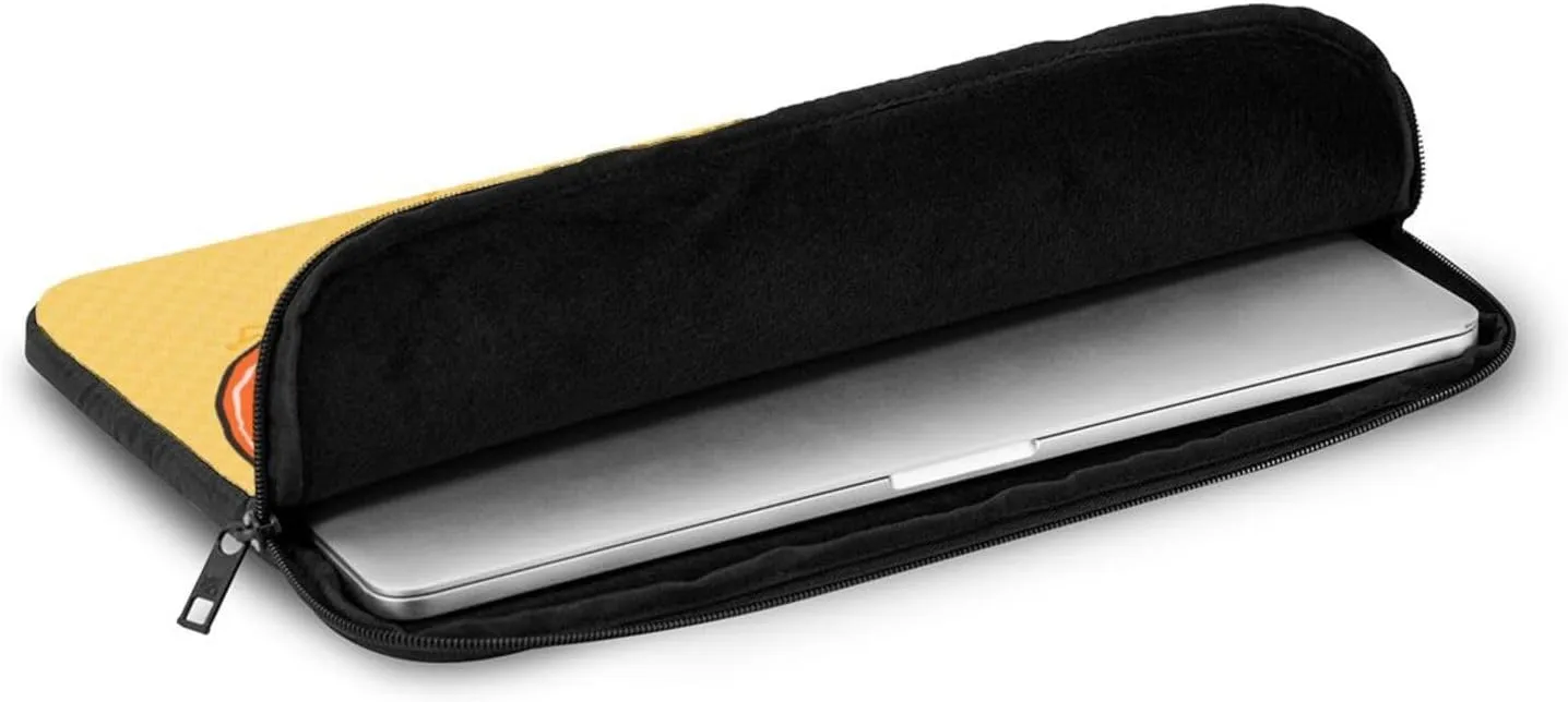 Shockproof Portable Laptop Sleeve Bag 15 inch - for Trip, Travel, Office, Daily Use - for Men and Women Sunflower seeds and foxes Pattern