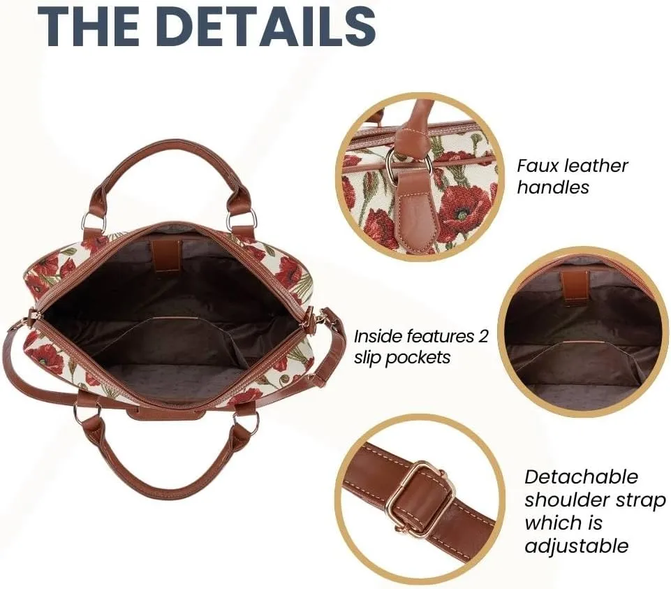 Signare Tapestry Laptop bag Computer Messenger bag Briefcase for Women