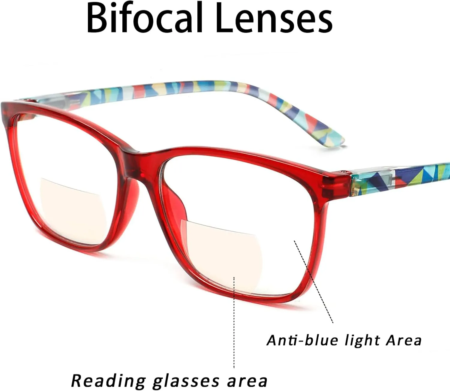 SIGVAN Ladies Reading Glasses Blue Light Blocking Spring Hinge Fashion Pattern Print Eyeglasses for Women