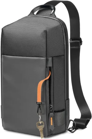 Sling Bag for Men, Crossbody Bag Sling Shoulder Backpack Waterproof Daypack Chest Bag for Work Travel