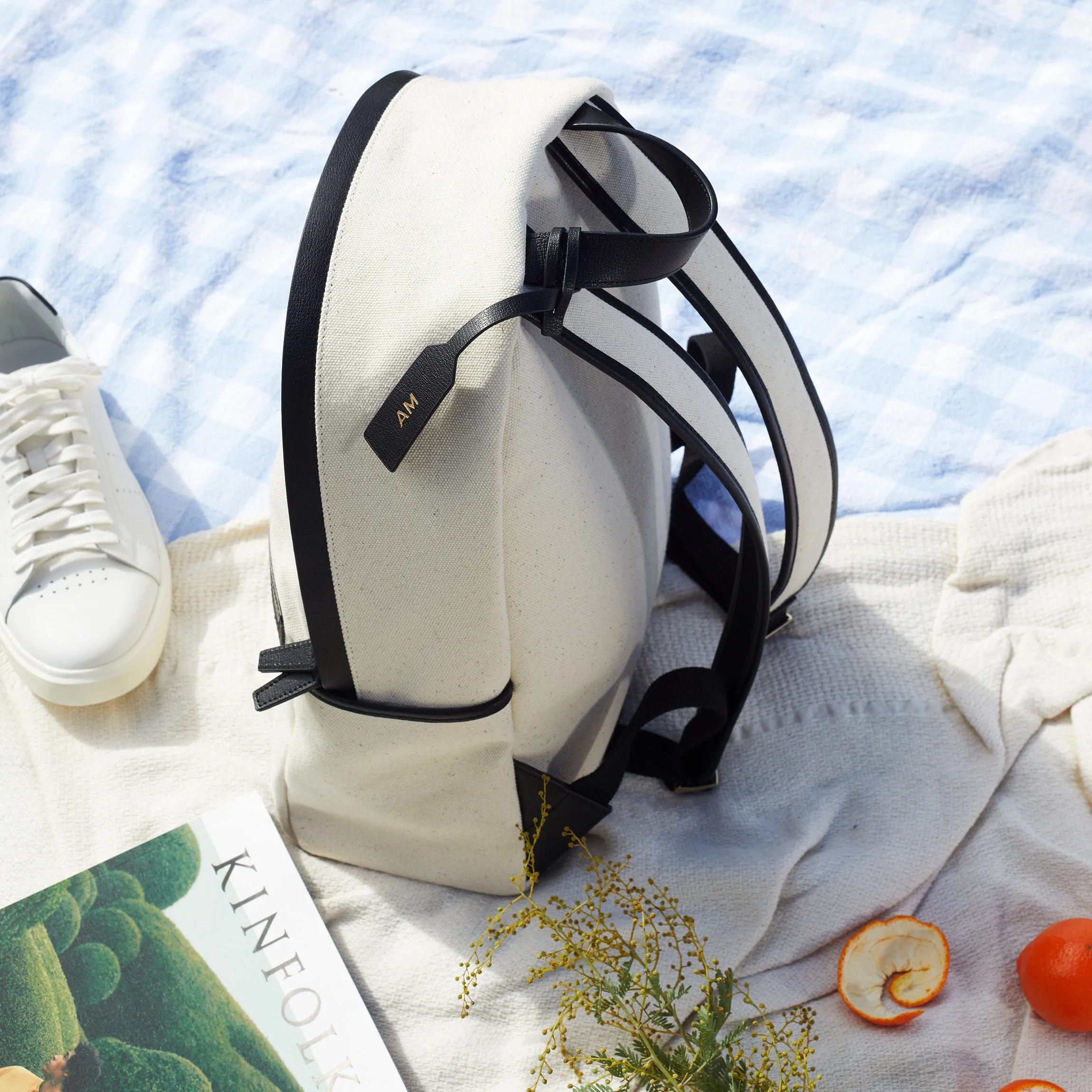 Sloan Backpack in Canvas Natural Canvas/Black