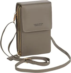 Small Crossbody Cell Phone Bag for Women, Mini Shoulder Purse with Credit Card Slots