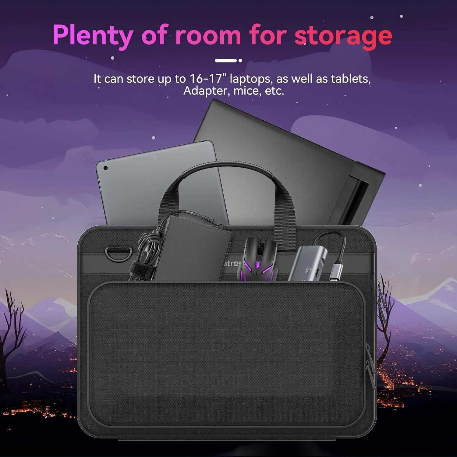 Smatree 15.6inch Heavy Duty Hard Case for MSI ALPHA 15 A3DD/A4DEK,Delta A5EFK,Stealth GS66/A13VF/B12UE,Cyborg AI A1V/A12VF,Bravo 15,Katana A17/A15 AI,GF65/GF63 Thin, Thin 15/A15, MSI Pulse 17 (A800)