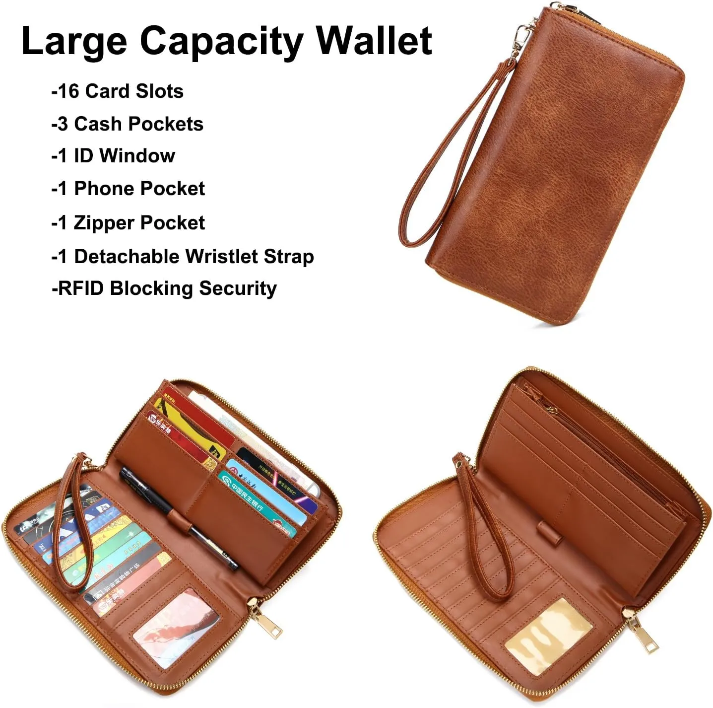 Soperwillton Women Backpack Purse Multipurpose Design Handbags Shoulder Bag PU Leather Travel bag Backpack Set 2pcs