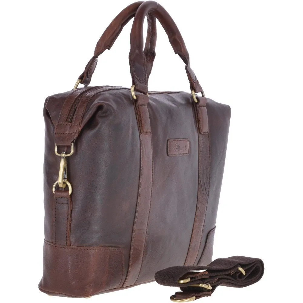 Southbank vintage leather laptop/work bag