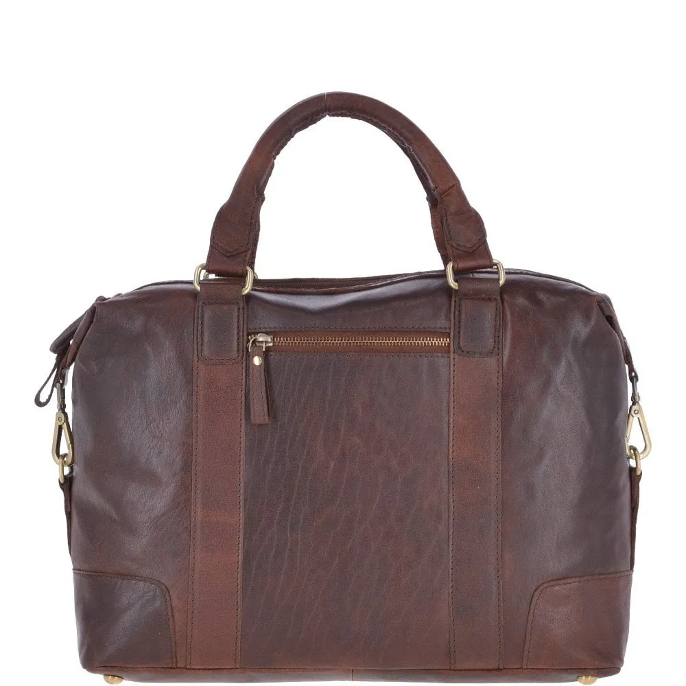 Southbank vintage leather laptop/work bag