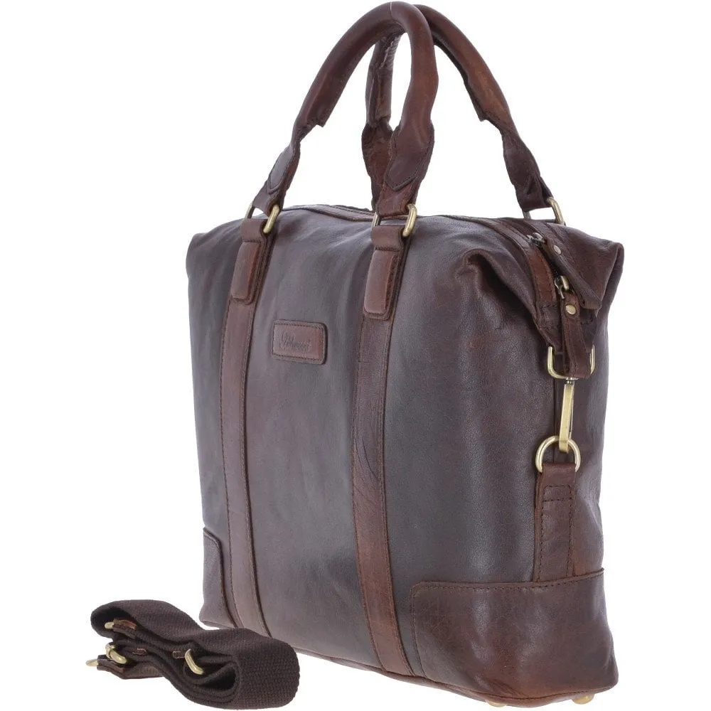 Southbank vintage leather laptop/work bag