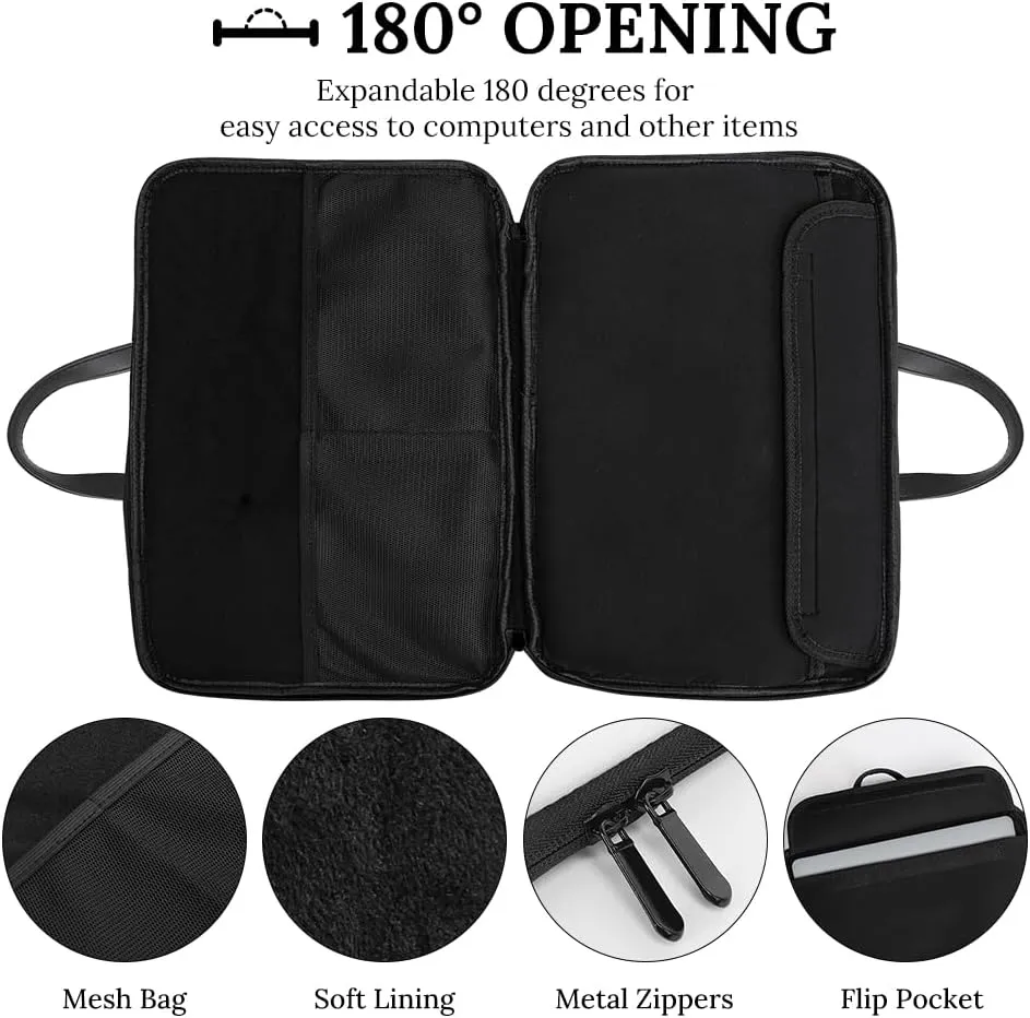 Southwest Canyons Diamon Portable Leather Laptop Bag
