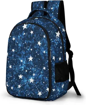 Space Constellations Star Sky Travel Laptop Backpack Astronomical Doodle Large Casual Daypack Durable Work Computer Camping Back Packs Bags for Women Men