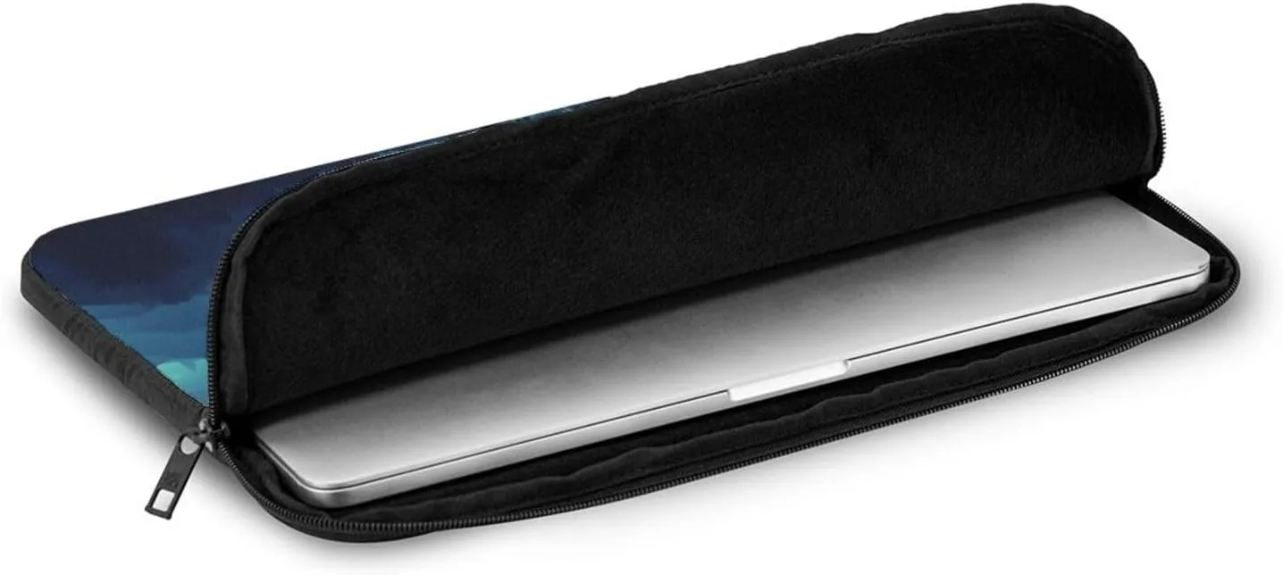 Spacecraft descend Pattern Shockproof Portable Laptop 17 inch Sleeve Bag for Men and Women - Ideal for Business Travel, School, and Daily Use