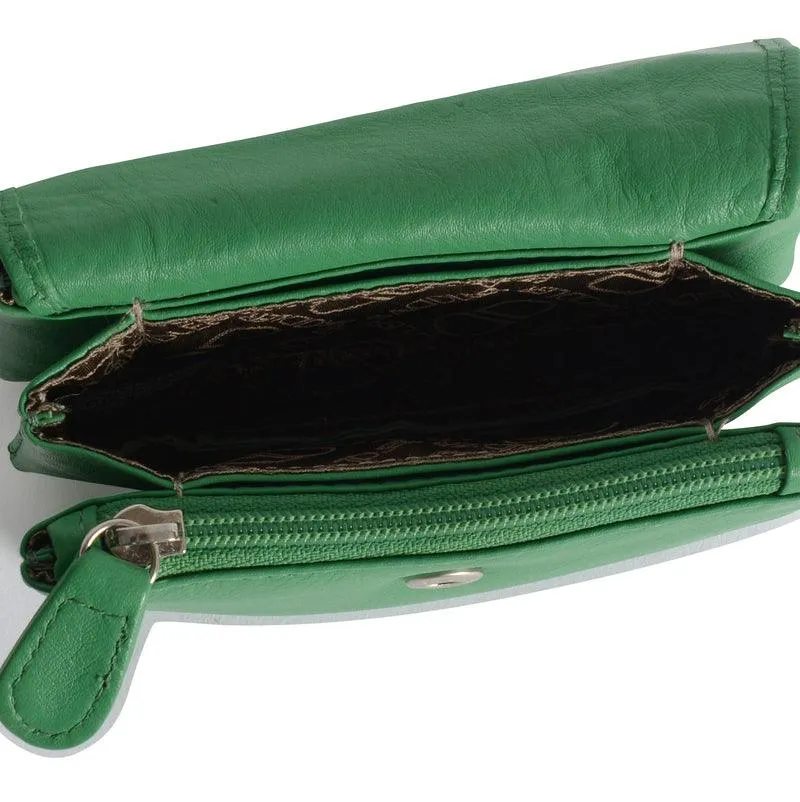 Spacious Leather Purse "Lily" – Handmade by Saddler | RFID Protected & Gift Boxed | Triple Gusset Design for Cards, Coins & Keys