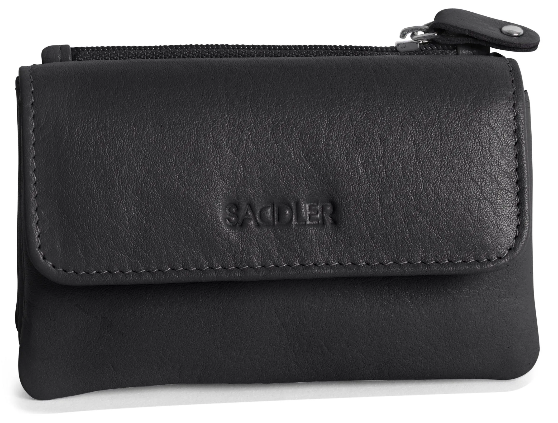 Spacious Leather Purse "Lily" – Handmade by Saddler | RFID Protected & Gift Boxed | Triple Gusset Design for Cards, Coins & Keys