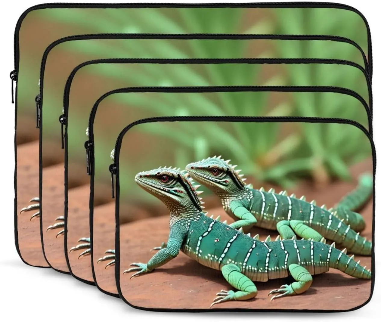 Spiny Lizards Prints Shockproof Portable Laptop Sleeve Bag 12 inch for Men and Women Business Travel, Office Daily Use