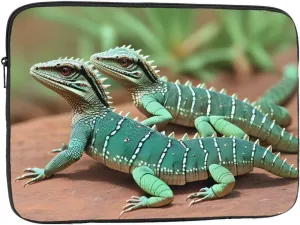 Spiny Lizards Prints Shockproof Portable Laptop Sleeve Bag 12 inch for Men and Women Business Travel, Office Daily Use