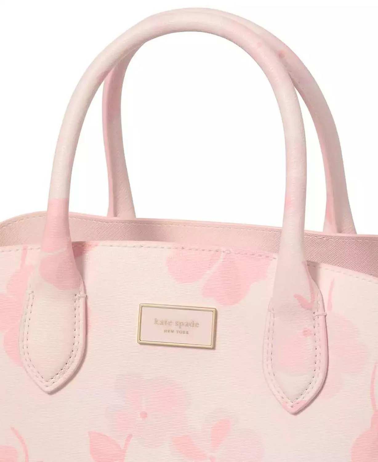 spring pansies Suite Leather Tote Bag