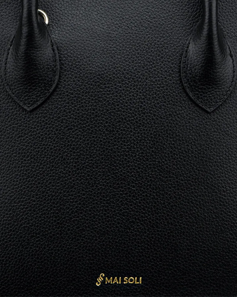 Stella Satchel Bag - Black