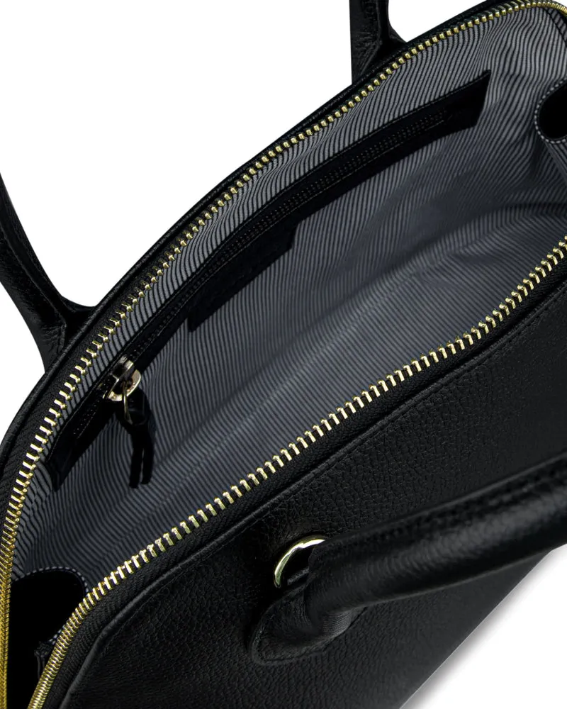 Stella Satchel Bag - Black