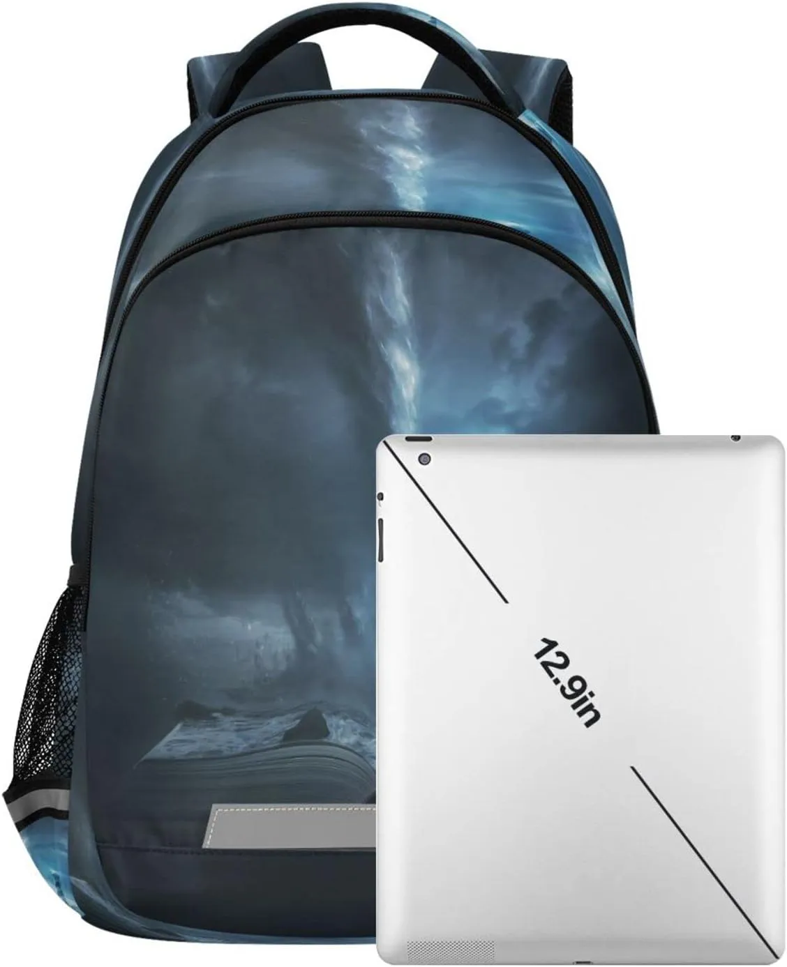 Storm and Tornado Backpack for Girls Kids Boys School Bookbags, Student Laptop Backpack Carrying Bag Casual Lightweight Travel Sports Day Packs