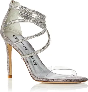 Stuart Weitzman Womens Superglam 100 Heels Pumps Slingback Heels
