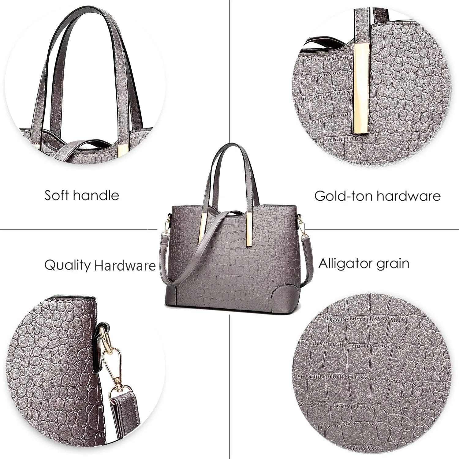 SYKT Purses and Handbags for Womens Satchel Shoulder Tote Bags Wallets