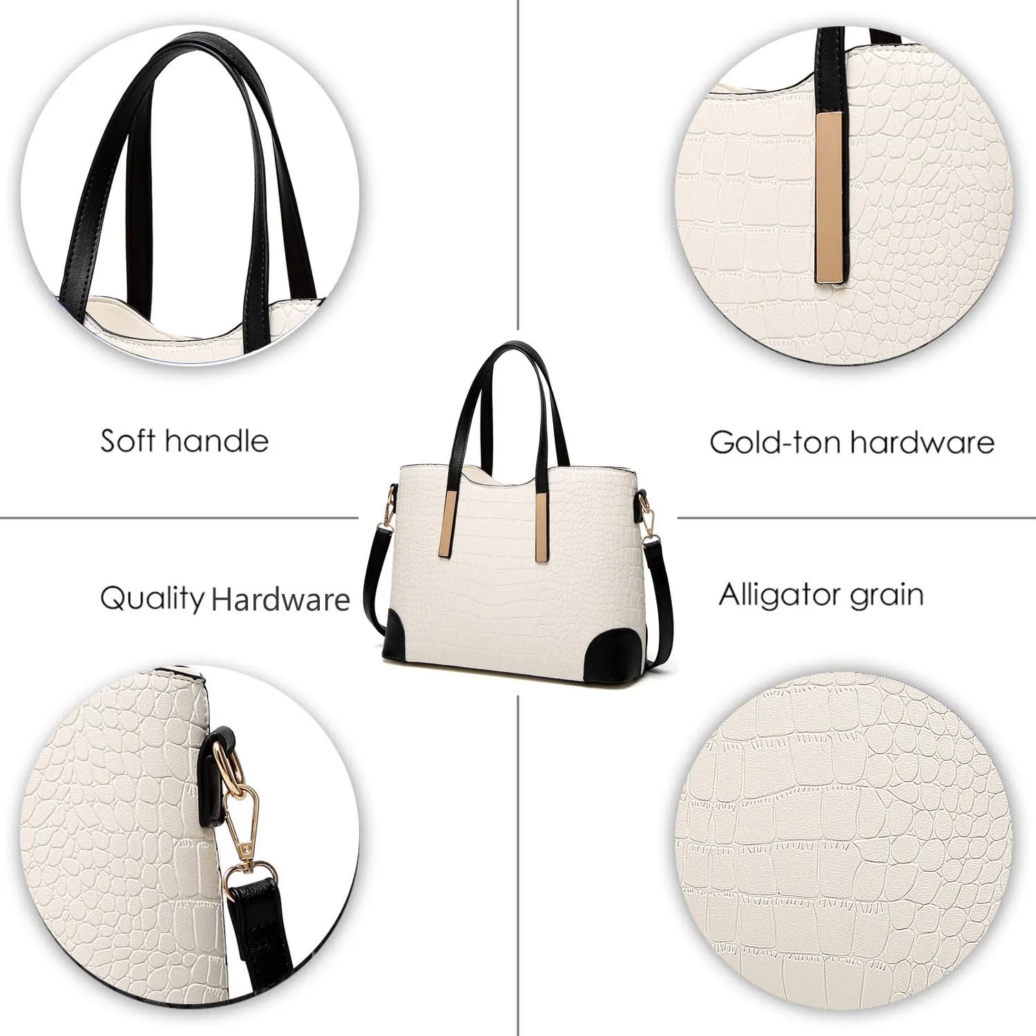 SYKT Purses and Handbags for Womens Satchel Shoulder Tote Bags Wallets