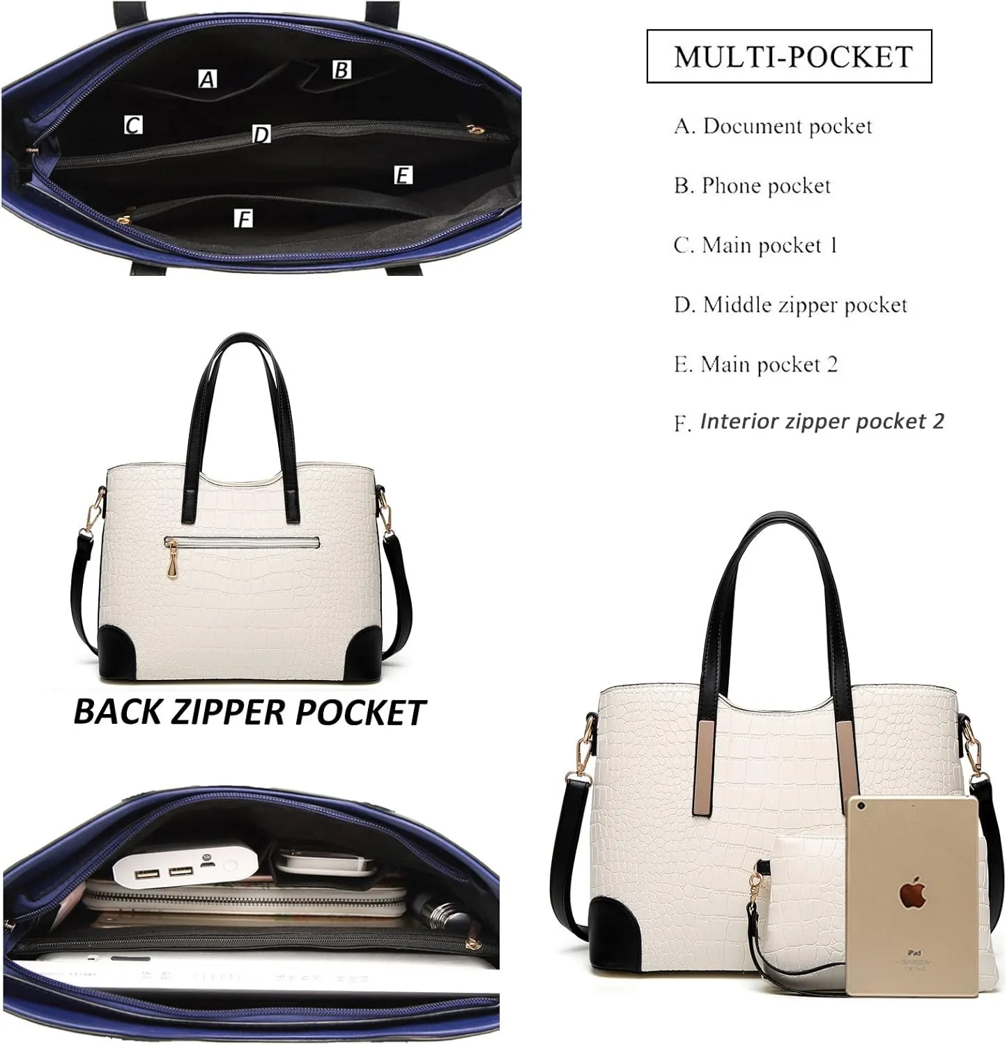 SYKT Purses and Handbags for Womens Satchel Shoulder Tote Bags Wallets