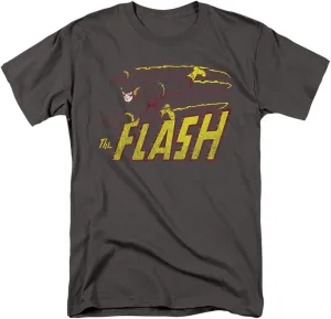 The Flash Speed Distressed Unisex Adult T Shirt for Men and Women