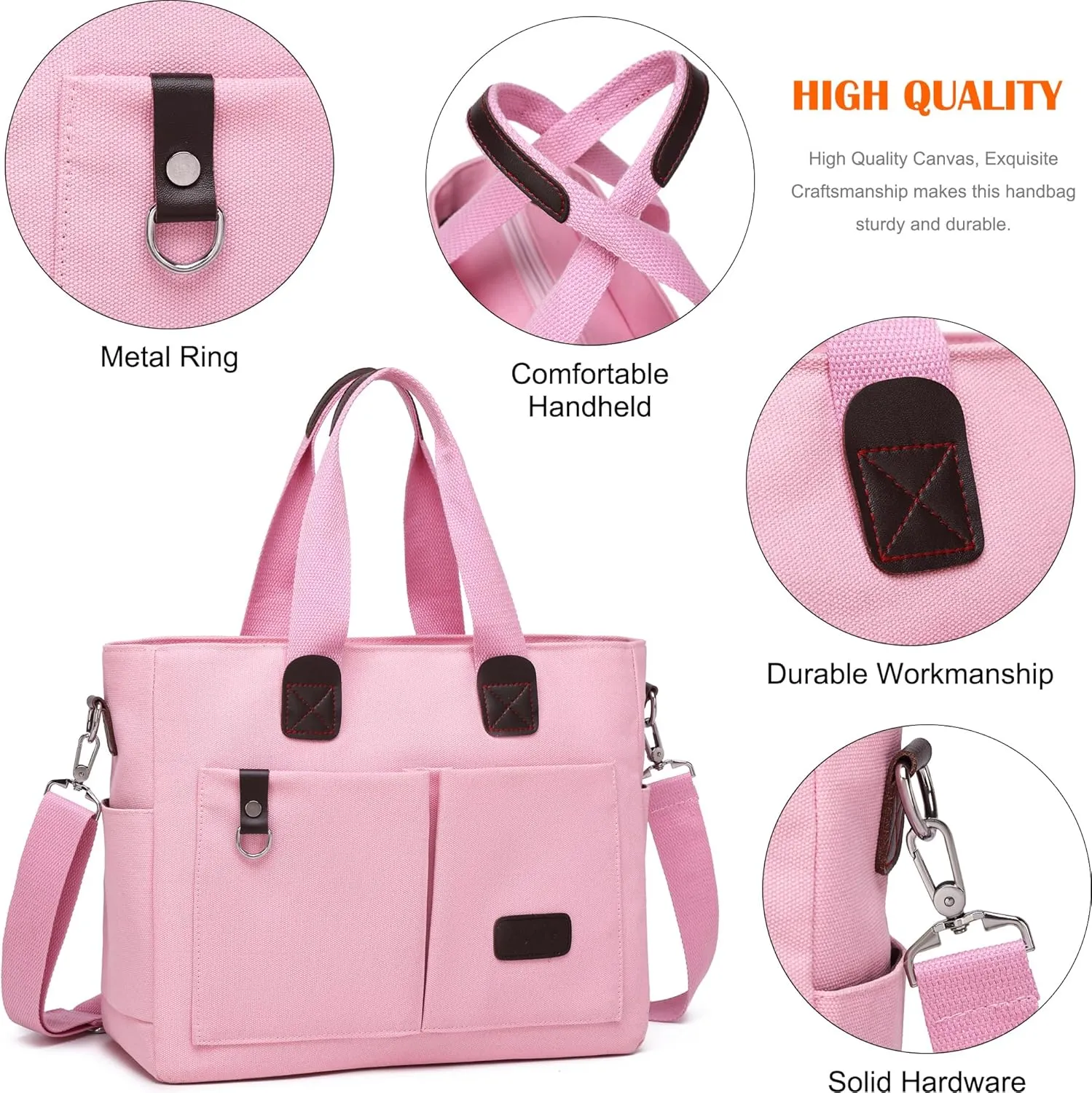 ToLFE Women Top Handle Satchel Handbags Tote Purse Shoulder Bag