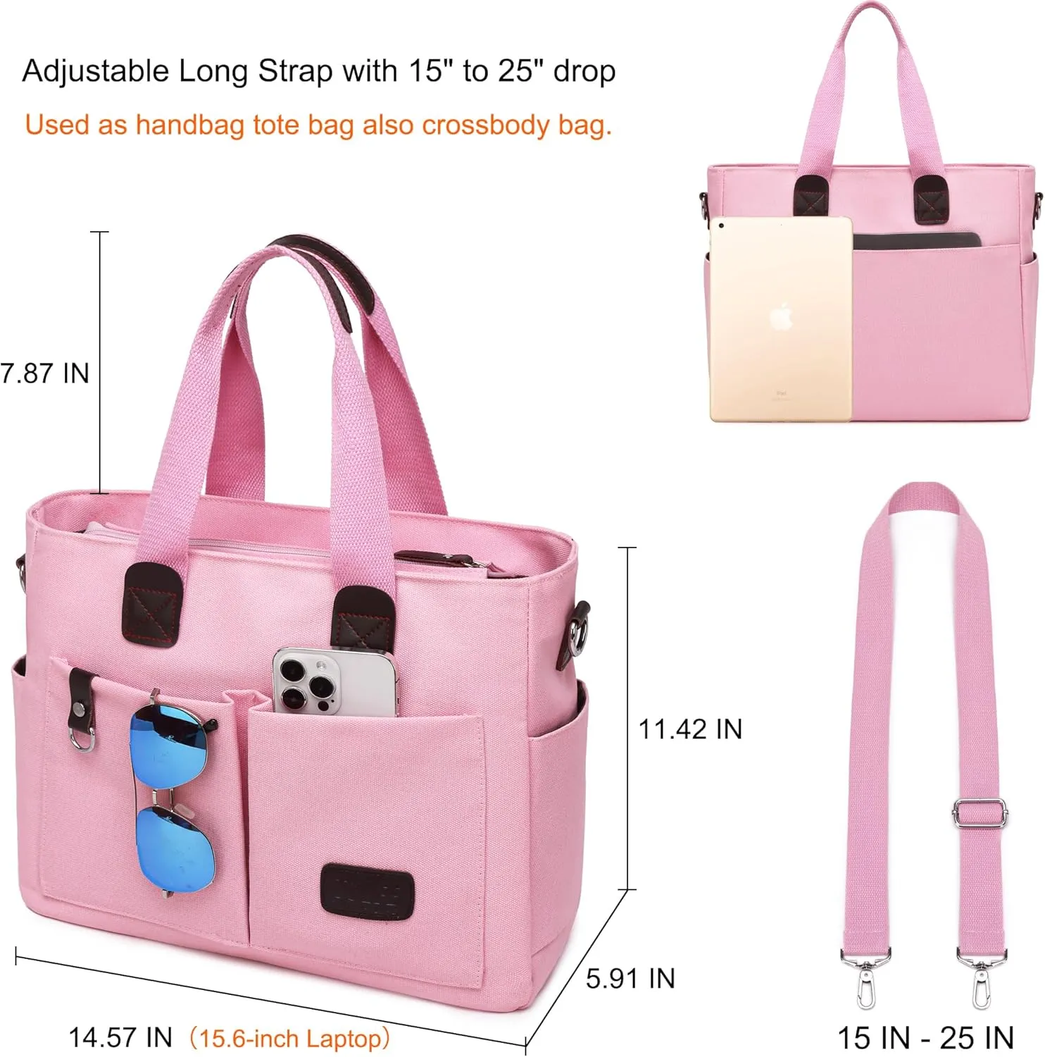 ToLFE Women Top Handle Satchel Handbags Tote Purse Shoulder Bag