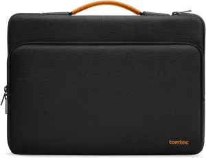 tomtoc 360 Protective Laptop Carrying Case for 15.6 Inch Lenovo, HP, ASUS, Dell, Acer Laptop Notebook Ultrabook, Water-Resistant Shockproof Carrying Case Bag with Accessory Pocket