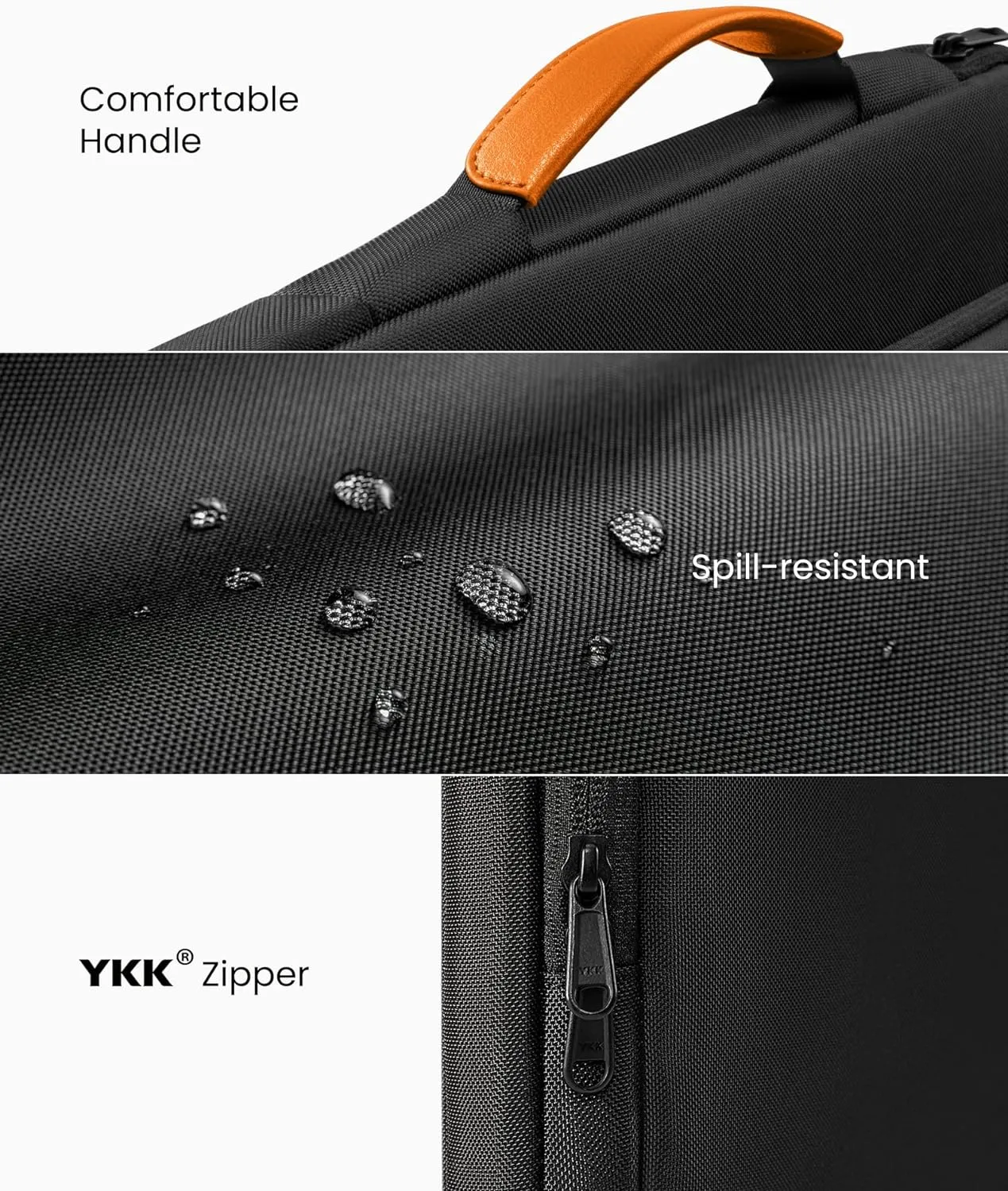 tomtoc 360 Protective Laptop Carrying Case for 15.6 Inch Lenovo, HP, ASUS, Dell, Acer Laptop Notebook Ultrabook, Water-Resistant Shockproof Carrying Case Bag with Accessory Pocket