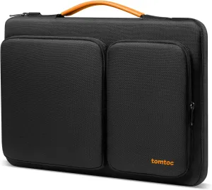tomtoc 360 Protective Laptop Case for 13-inch New 2025 MacBook Air M4/A3240, M3/A3113, M2/A2681, M1/A2337, 13 In MacBook Pro M2/M1, 13-in Surface Pro 11th AI PC, Water-Resistant Carrying Bag