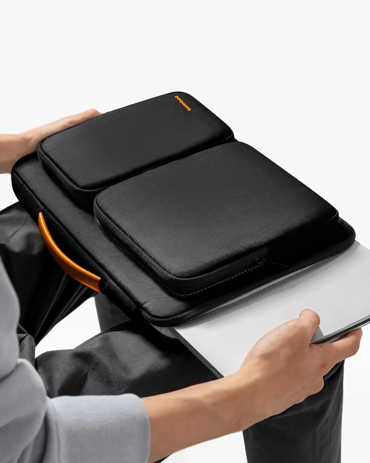 tomtoc 360 Protective Laptop Case for 13-inch New 2025 MacBook Air M4/A3240, M3/A3113, M2/A2681, M1/A2337, 13 In MacBook Pro M2/M1, 13-in Surface Pro 11th AI PC, Water-Resistant Carrying Bag